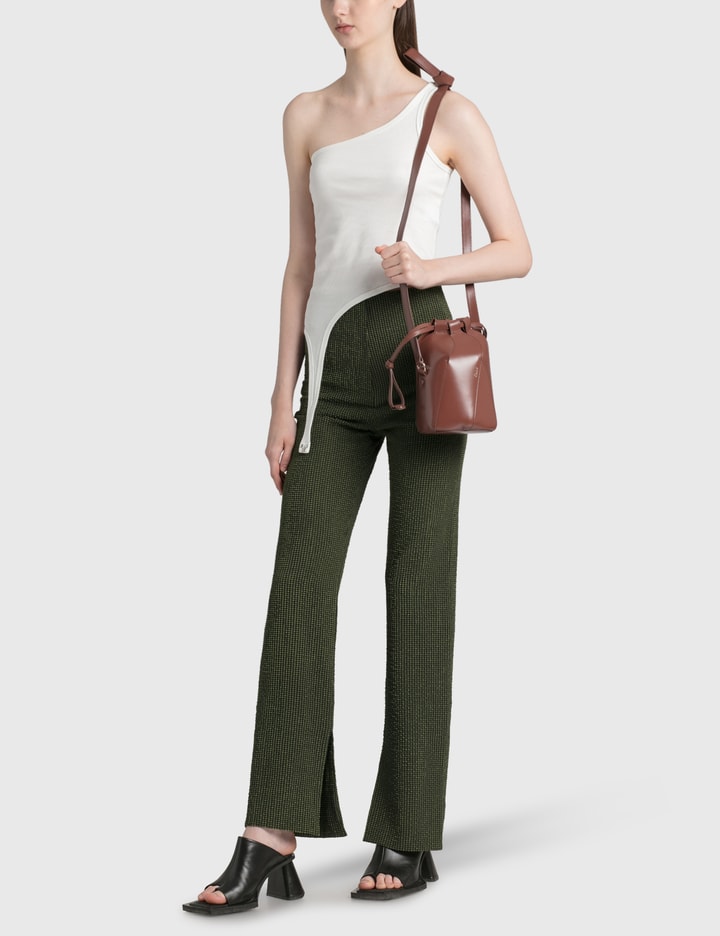 Chloé Tulip Mini Leather Bucket Crossbody Bag