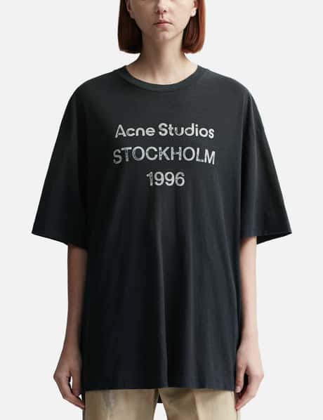 Acne Studios 페이디드 로고 티셔츠