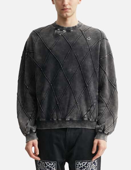 Hand Dye Diamond Twist Sweat view 11