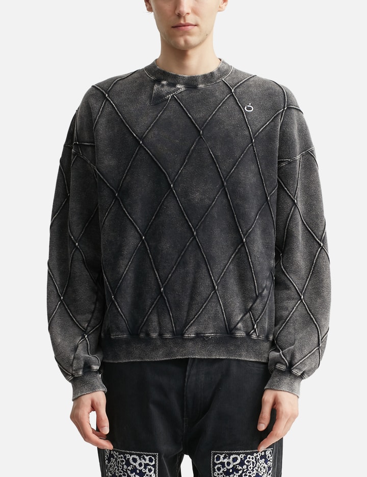Hand Dye Diamond Twist Sweat Placeholder Image