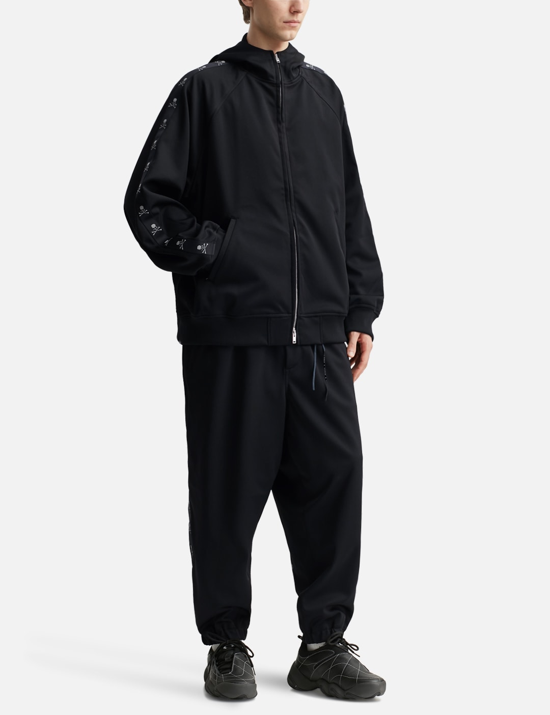 Side Taped Hooded OVS Track Jacket view 17