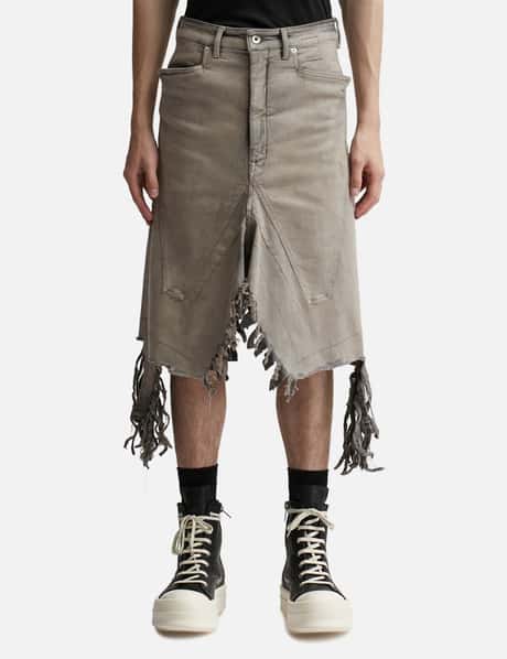 Rick Owens Drkshdw - ミネラル デニム スリバー スカート | HBX 