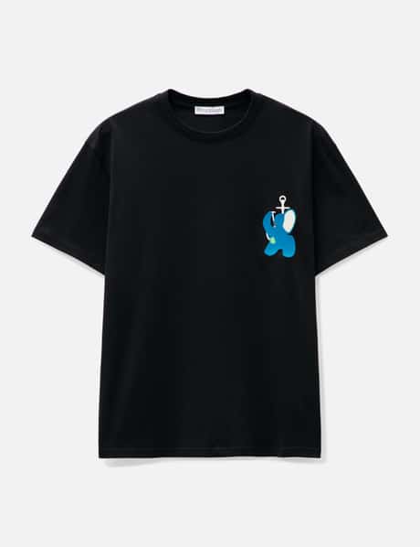JW Anderson Elephant Embroidered Logo T-shirt