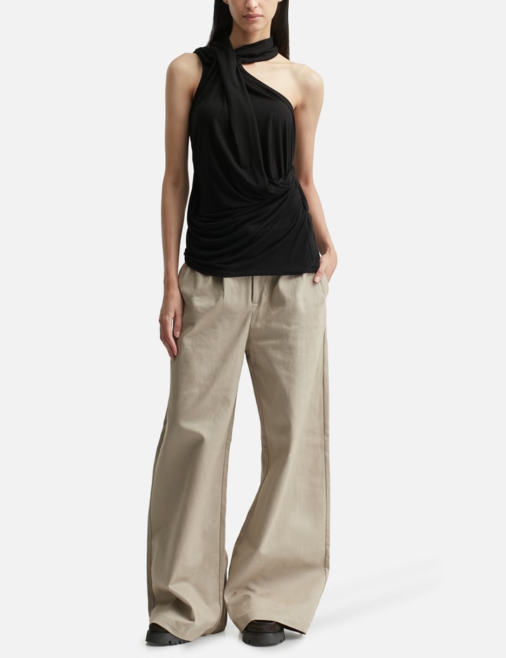 Entire Studios Sleeveless Dalters Top Soot In Black
