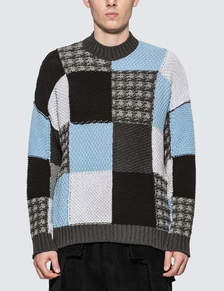 JW Anderson - Cotton Patchwork Jumper | HBX