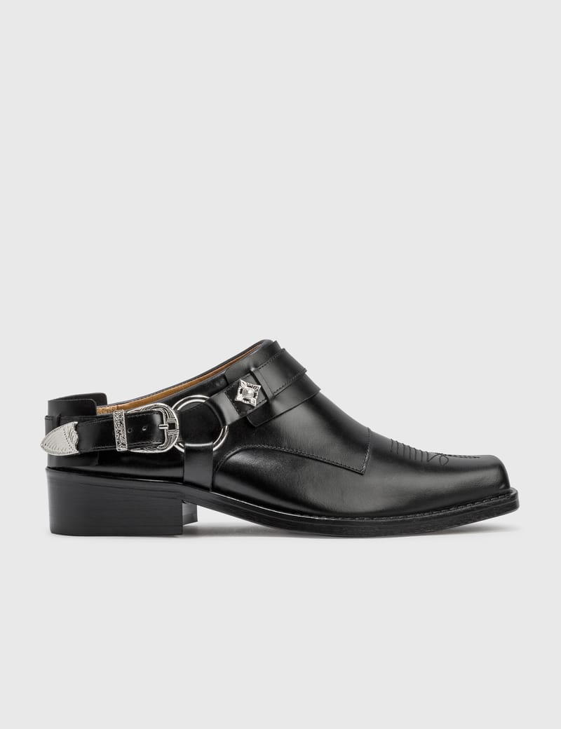 Toga Virilis - Leather Slip On Boots 