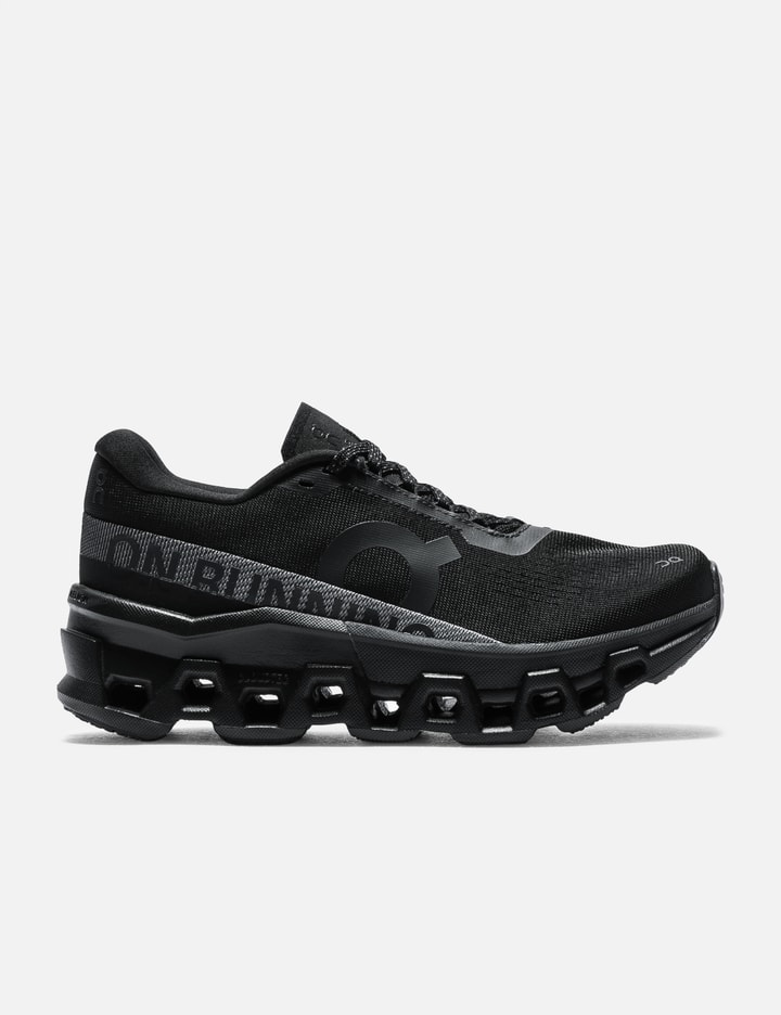 On Cloudmster 2 Rubber-trimmed Mesh Sneakers In Black