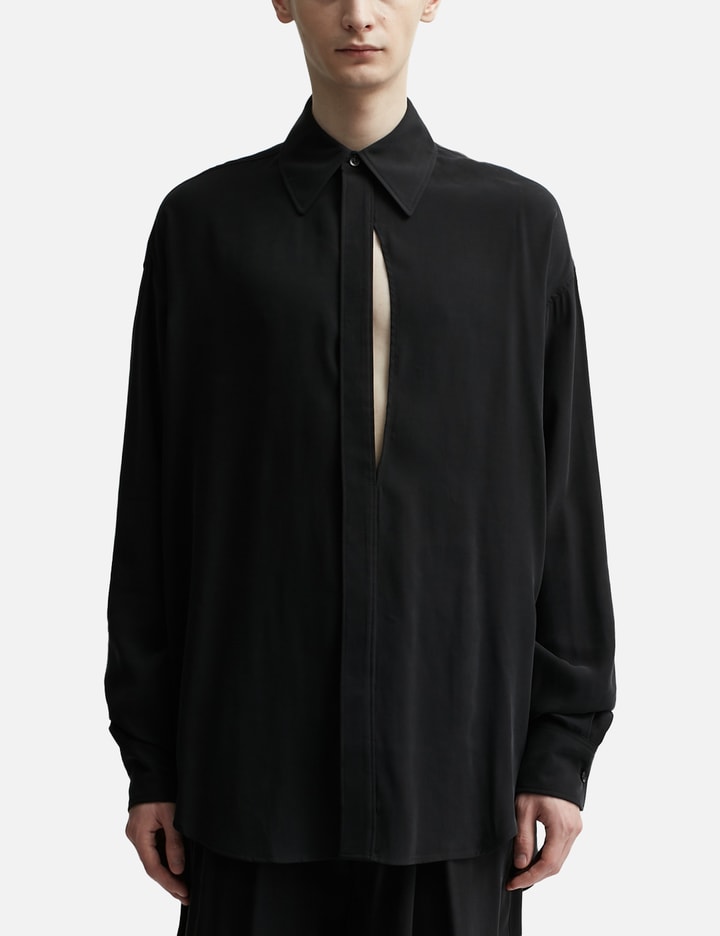 Long Shirt With Asymmetrical Opening Placeholder Image