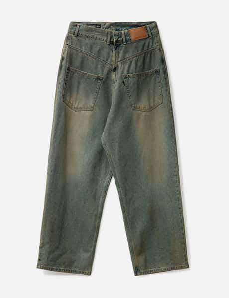 PROJECT G/R Coated Backward Denim Pants