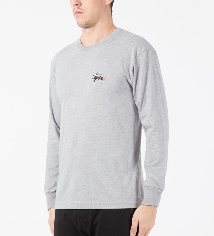 Heather Grey Basic Logo L/S T-Shirt Placeholder Image