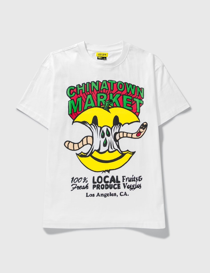 Smiley Local Produce Apple T-shirt Placeholder Image