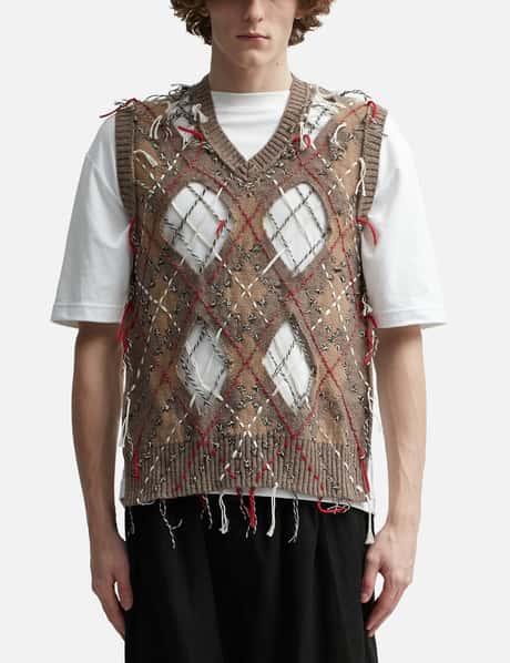 Maison Margiela - カットアウト ニットタンク | HBX - ハイプビースト  