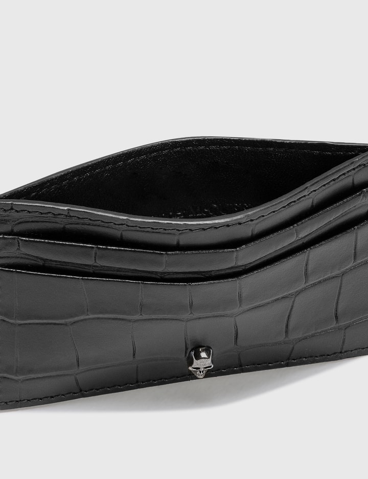 Croc-Embossed Skull Card Holder Placeholder Image