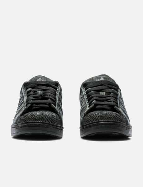 adidas gazelle silver green womens AVAVAV Superfinger Superstar Shoes (JP7141-BLACK) main image 0
