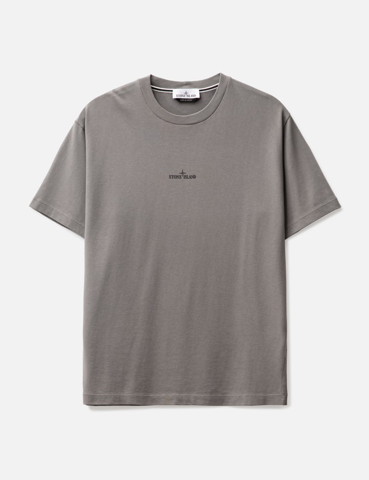Stone Island 'camo One' Print Short-sleeve T-shirt In Gray