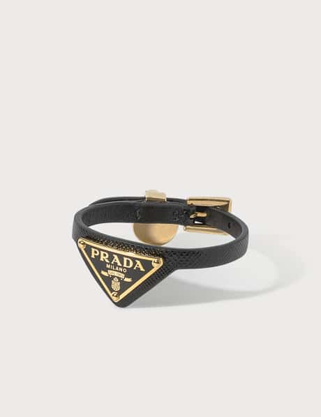 Prada - Prada Symbol Earrings  HBX - Globally Curated Fashion and  Lifestyle by Hypebeast