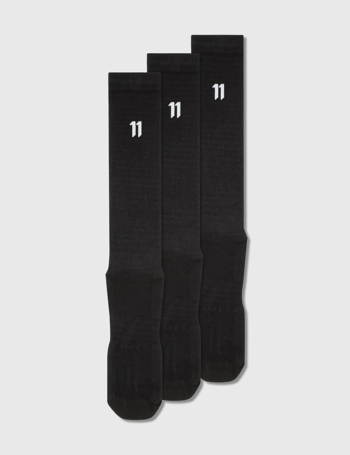 3 Pack Logo Long Socks Placeholder Image