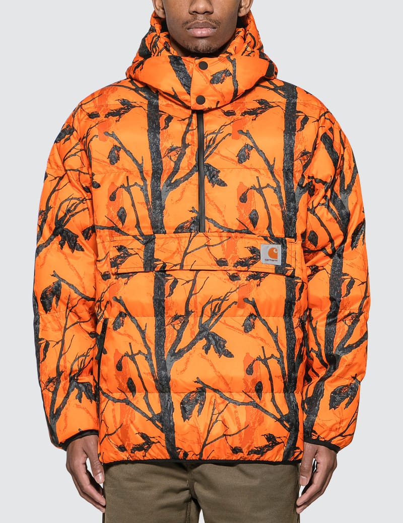 carhartt orange puffer