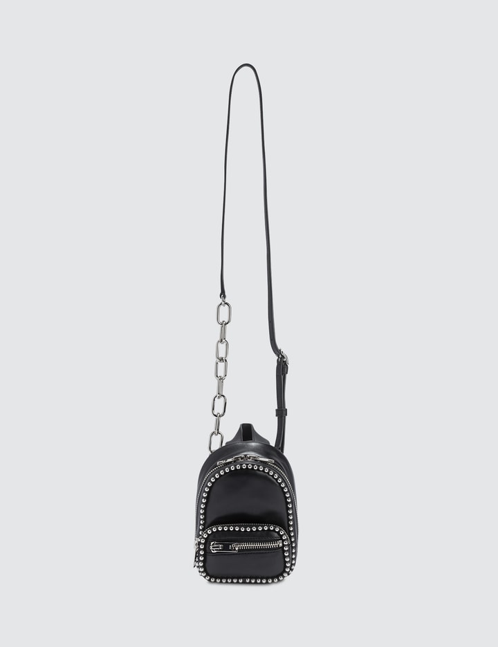 affordable black leather backpack Leather black backpack handbag "January"