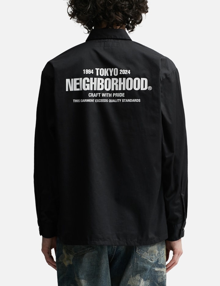 Shop Neighborhood Classic Work Shirt Ls In Black