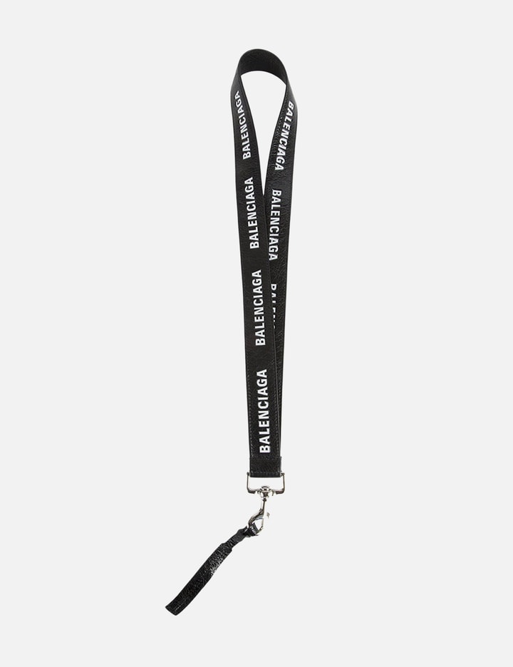 Balenciaga Logo-print Creased-leather Lanyard Placeholder Image