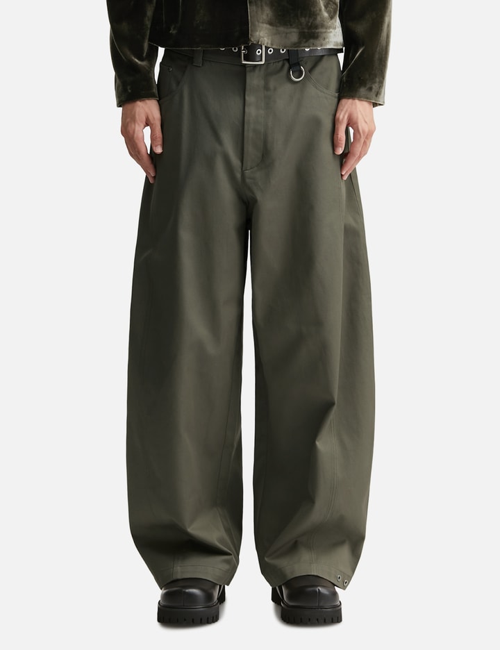 TEAM WANG design Reset Curved Trousers