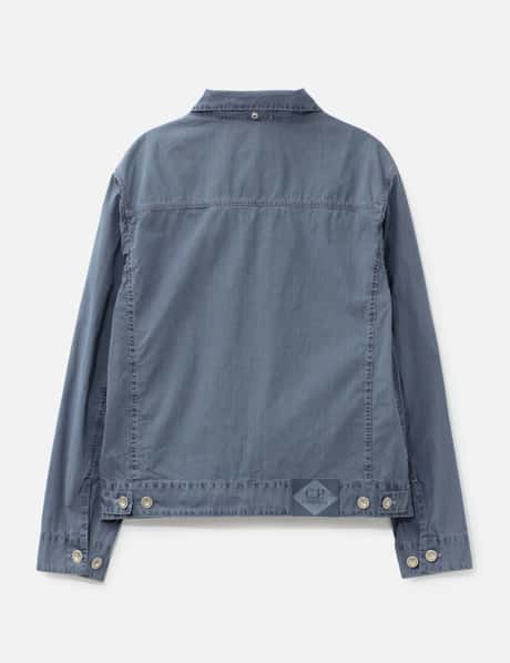 50 Fili Indigo Bleached Goggle Jacket view 15