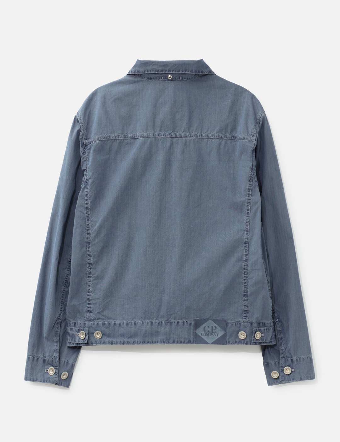 50 Fili Indigo Bleached Goggle Jacket view 16