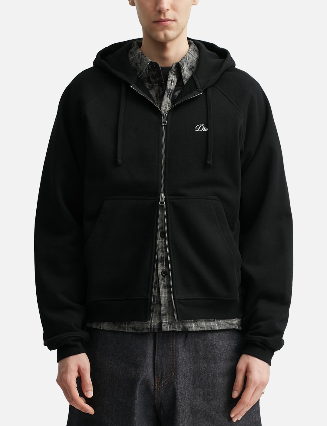 Cursive Small Logo Zip Hoodie view 11