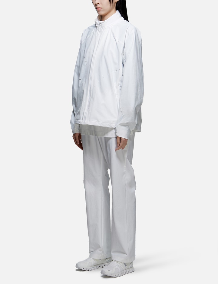 Hypegolf X Post Archive Faction (paf) Perforated Windbreaker In White