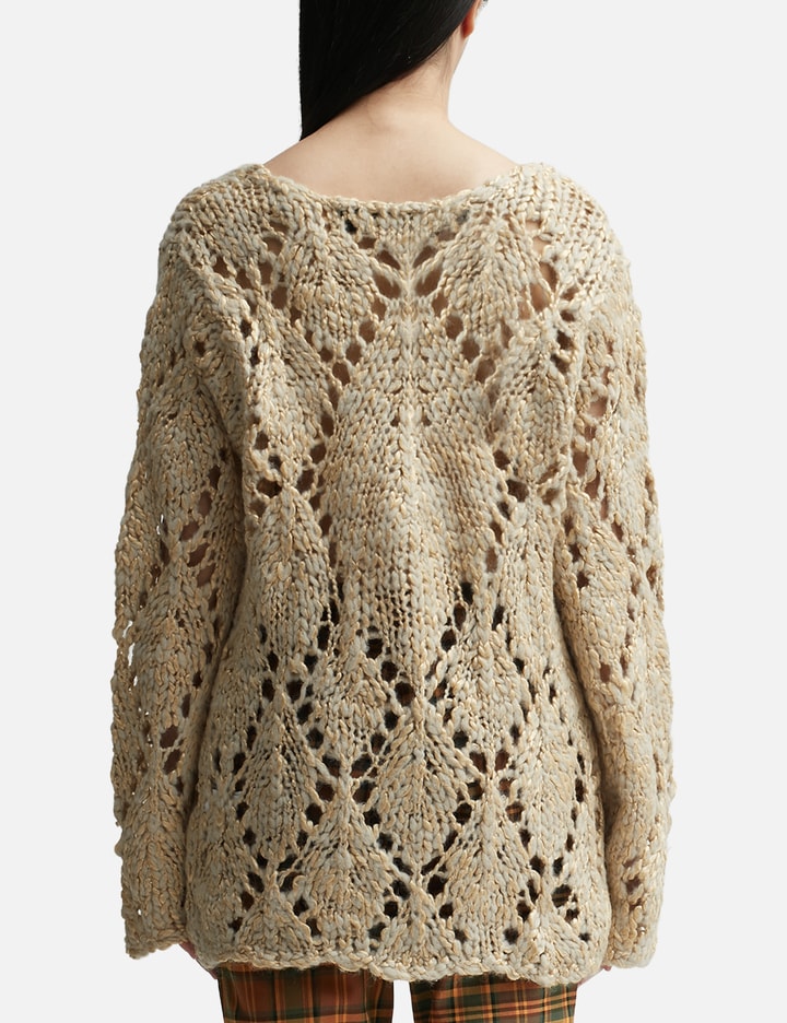 Argyle Pointelle Pullover Placeholder Image