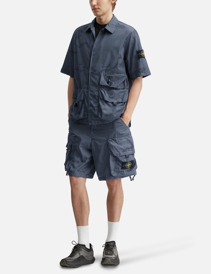 Stone Island Short Sleeves Ripstop Camo Shirt