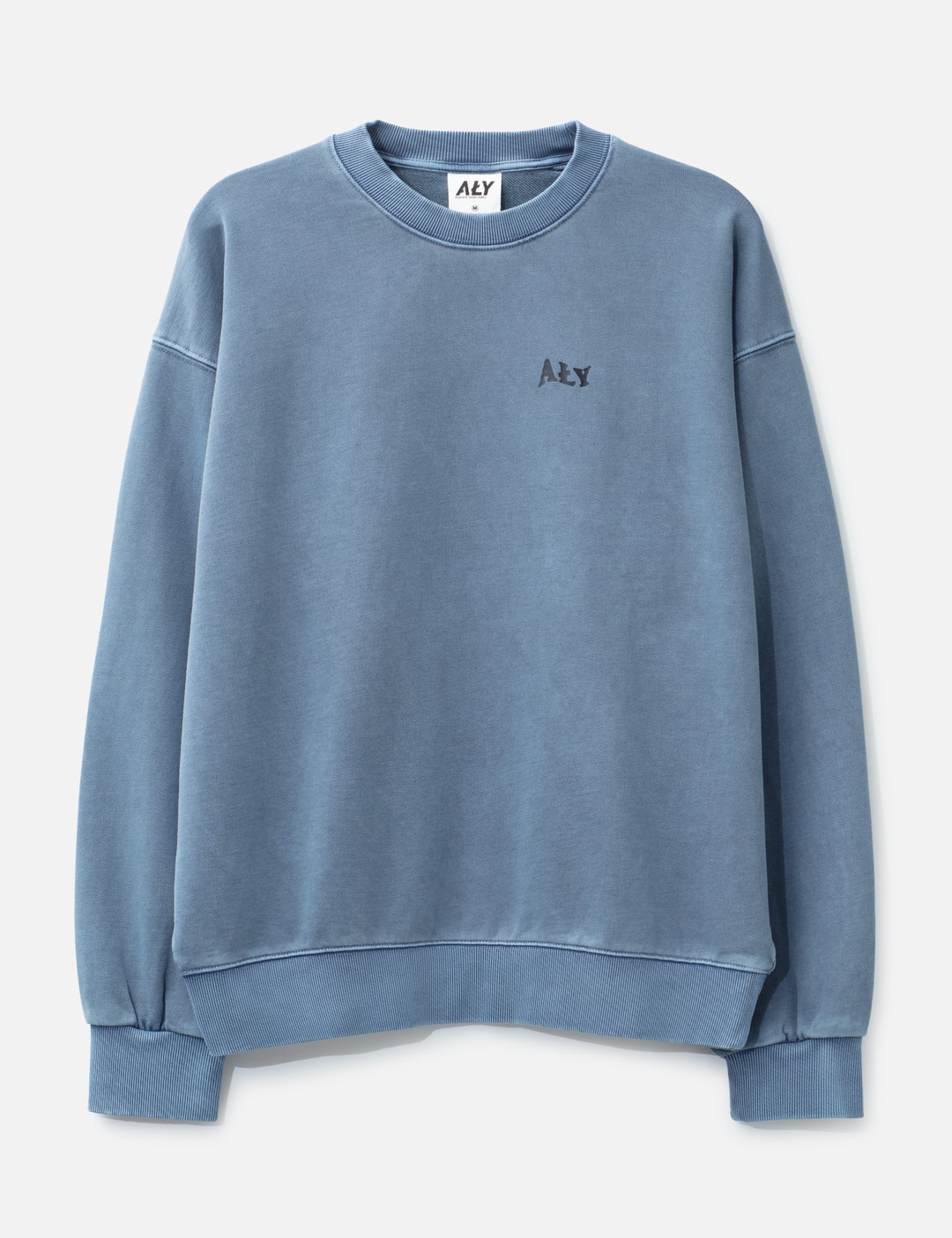 "Good Vibes Ahead Blue Washed" Crewneck view 9
