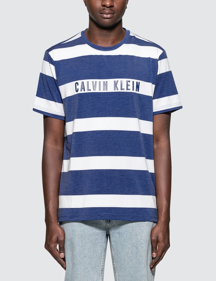 Stripe Print S/S T-Shirt Placeholder Image