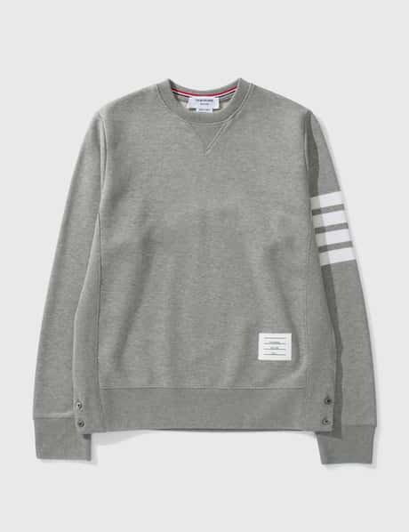 Thom Browne - ループバック ジャージー ニット 4-Bar クルーネック 
