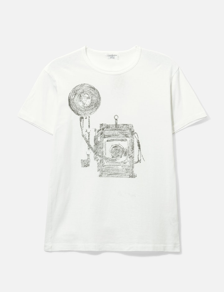 Yohji Yamamoto Sketched Graphic T-shirt In White