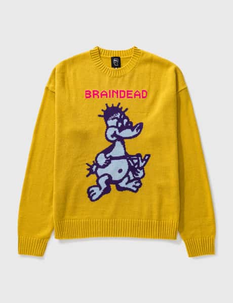 Brain Dead 슬링샷 니트 스웨터