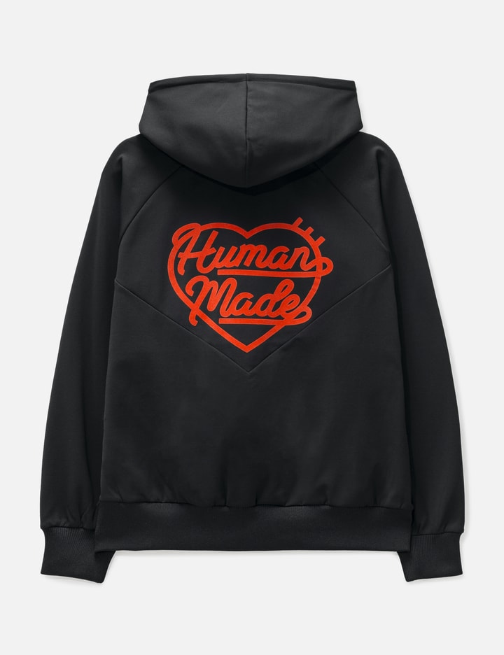 Shop Human Made Half-zip Hoodie In Black