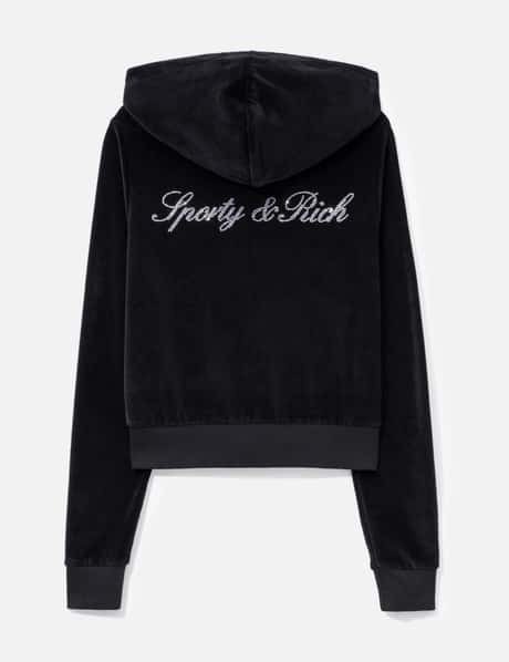 Signature Logo Krystal Zip Hoodie view 8