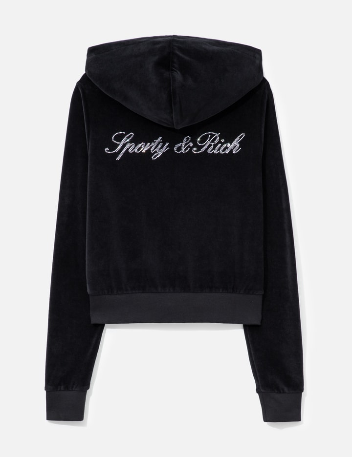 Signature Logo Krystal Zip Hoodie view 2