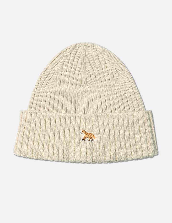Maison Kitsuné Baby Fox Hats Beige In White