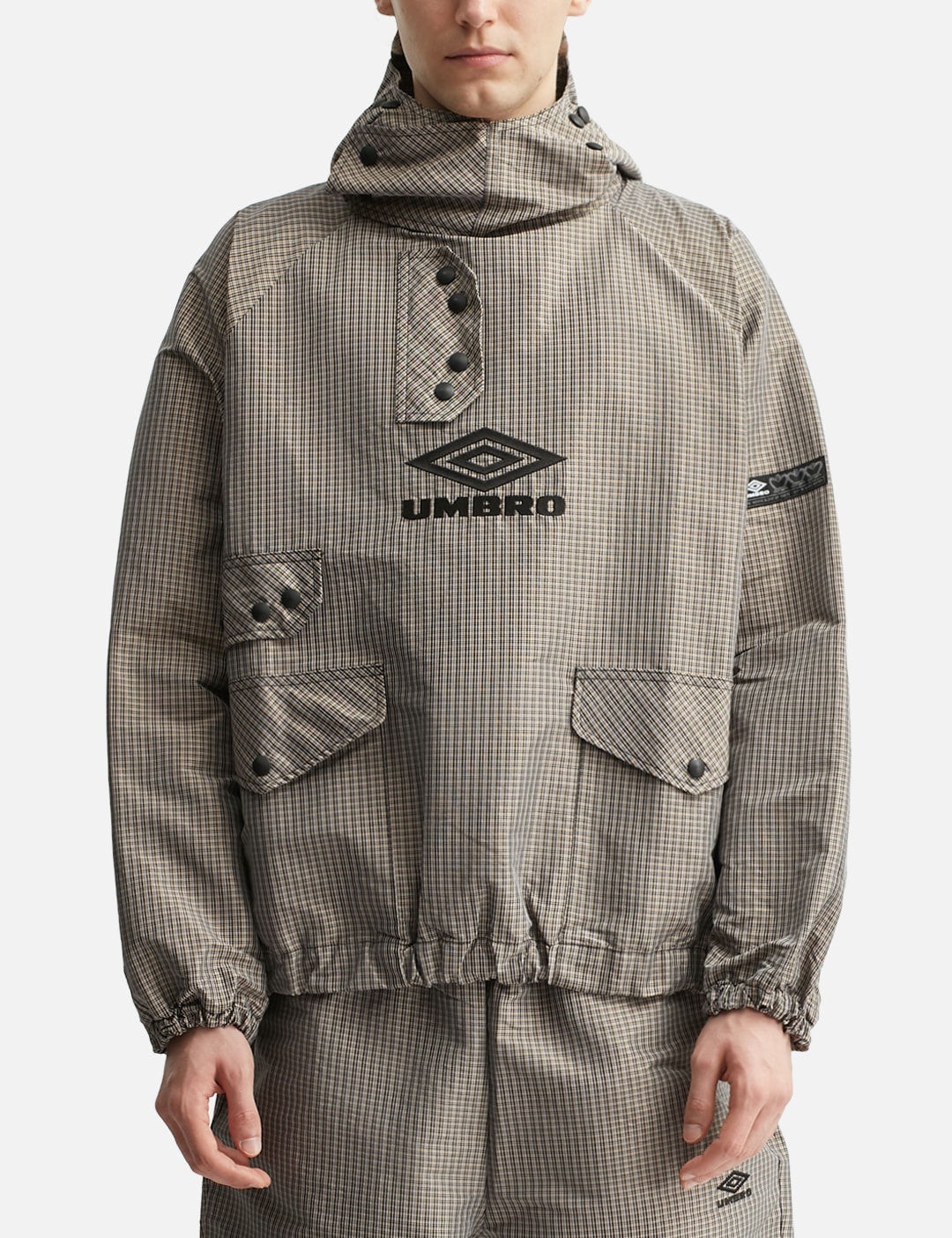 X Slam Jam Smock Check Anorak view 18