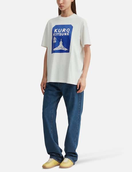 Kitsuné X Kuro Tokyo-Paris Crossroads Vintage Wash Tee view 14