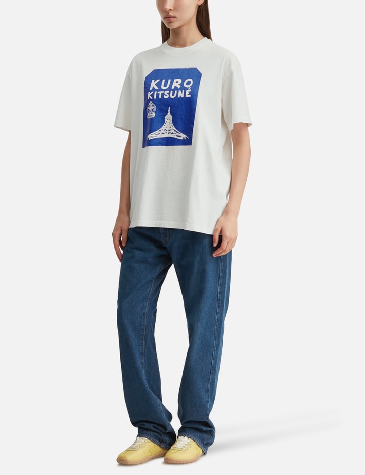 Maison Kitsuné Maison Kitsuné X Kuro Tokyo-Paris Crossroads Vintage Wash Tee