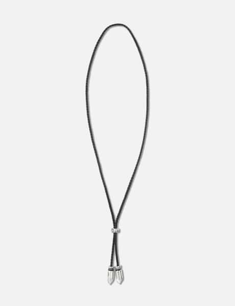 Double Bullet Leather Cord With Arrow Star Hollow Rondelle Bead view 7