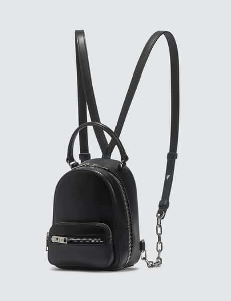 alexander wangattica crossbody mini-backpack Mini Marti Backpack by Wang adjustable crossbody strap with chain detail or via the grab handle Alexander Wang Attica Mini Backpack