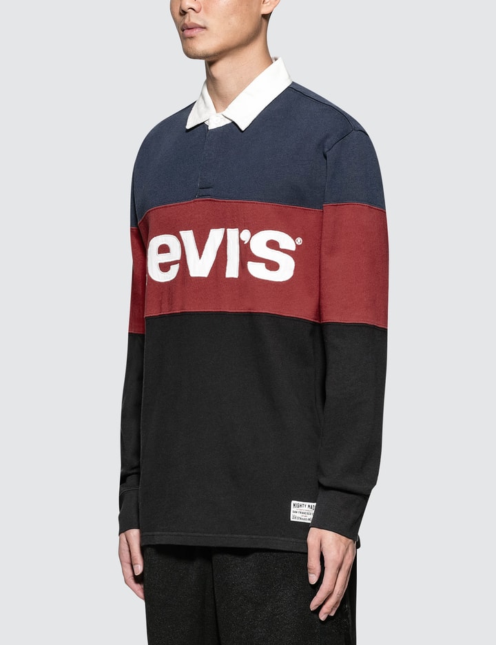 Mighty Blocking Rugby Polo Shirt Placeholder Image