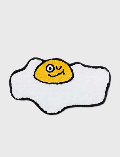 Fiber Jon Burgerman Fried Egg Rug