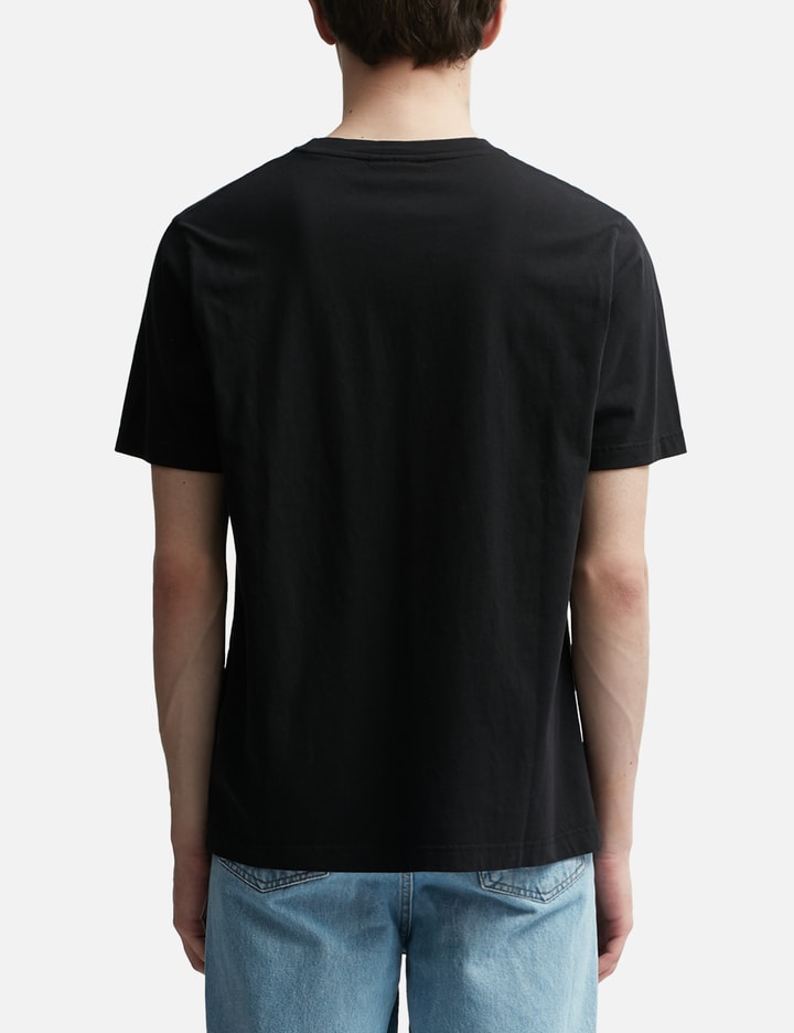 Shop Maison Kitsuné Speedy Fox Patch Comfort T-shirt In Black