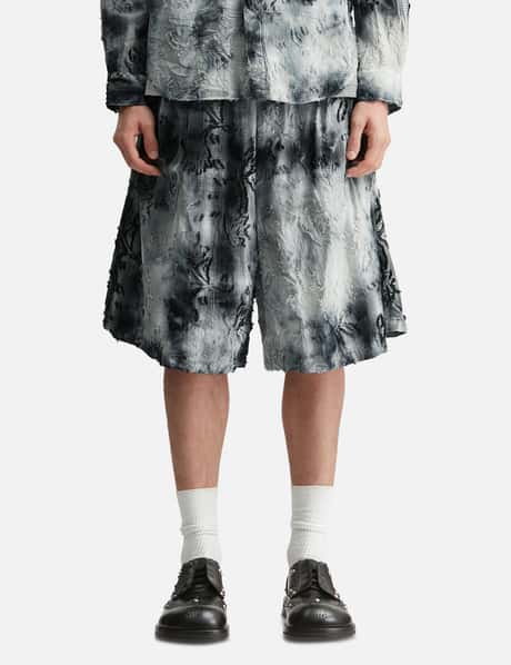 Tie-Dye Check Short Pants view 10